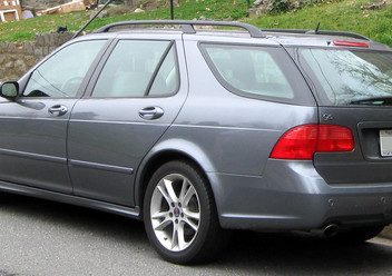 Półoś przednia lewa Saab 9-5 FL II